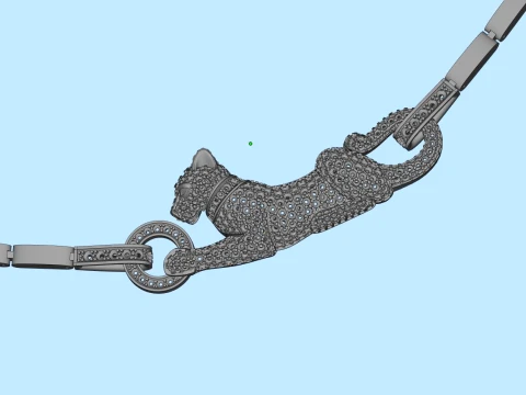 Pendant panther 3D Print Model