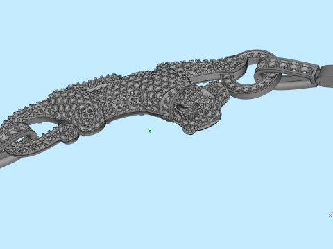 Pendant panther 3D Print Model