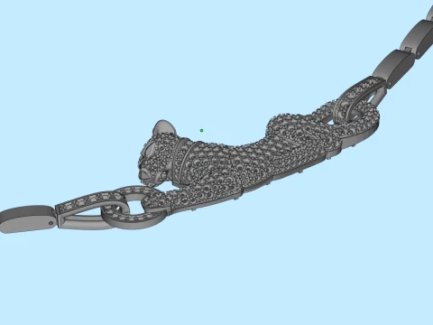 Pendant panther 3D Print Model