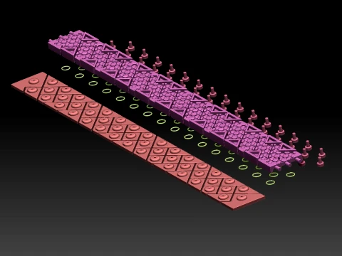 Bracelet panther 3D Print Model