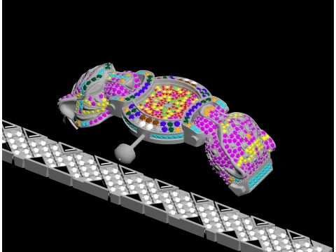 Bracelet panther 3D Print Model