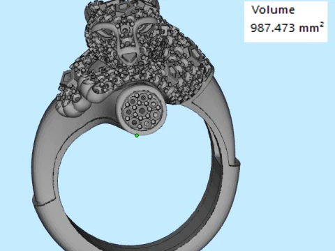 Ring Panther 3D Print Model