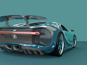 bugatti 3D मॉडल