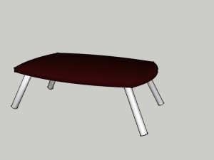 study table 3Dモデル