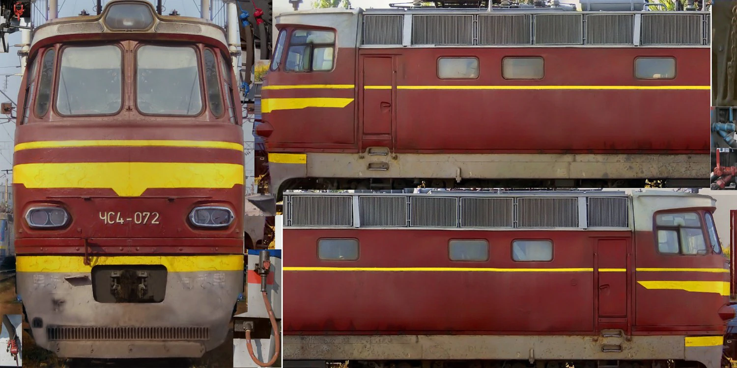 train 3D Model .c4d .max .obj .3ds .fbx .stl .blend 