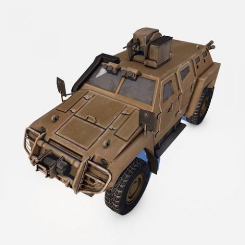 otokar cobra2 3D Модель .c4d .max .obj .3ds .fbx .stl .blend 