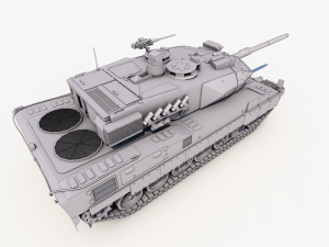 leopard 2a7 Model 3D