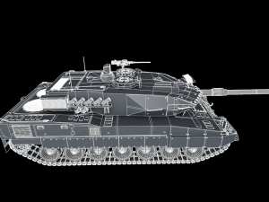 leopard 2a7 Model 3D