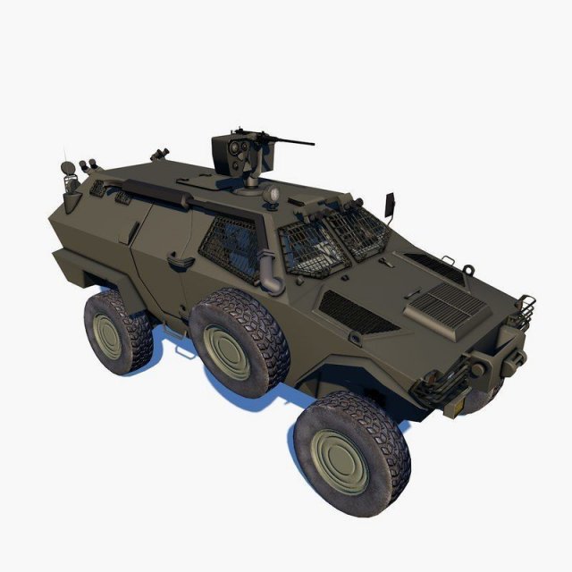 otokar cobra personal carier 4x4 3D-Modell .c4d .max .obj .3ds .fbx .stl .blend 