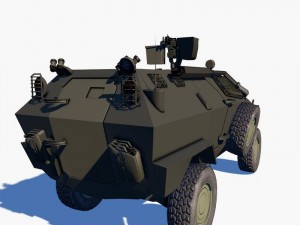 otokar cobra personal carier 4x4 3D-Modell