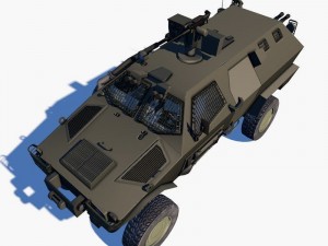 otokar cobra personal carier 4x4 3D-Modell