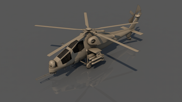 tai t129 atak 3D Model .c4d .max .obj .3ds .fbx .stl .blend 