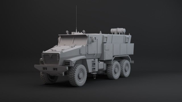 ural typhoon Model 3D .c4d .max .obj .3ds .fbx .stl .blend 
