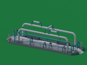 Fuel tank low-poly model 3D Модель