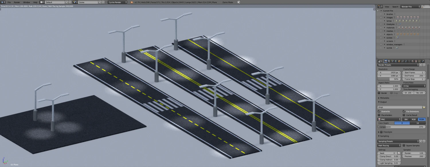 road low-poly texture CG Textures .c4d .max .obj .3ds .fbx .stl .blend 