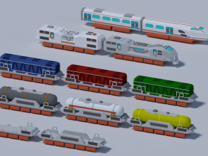 Maglev train Modelo 3D