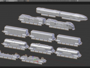 Maglev train Model 3D