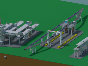 Maglev train Model 3D