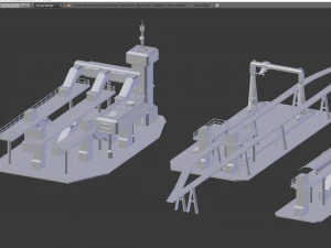 Maglev train 3D Model