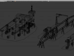 Maglev train 3D Model