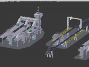 Maglev train 3D Model