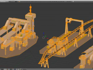 Maglev train 3D Model