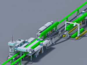 Maglev train 3D Model