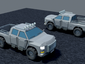 Pickup free low-poly 3D 模型