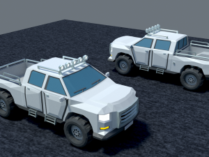 Pickup free low-poly 3D 模型