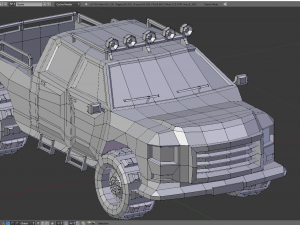Pickup free low-poly 3D 模型