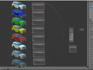 Jeep cra low-poly 3D Model