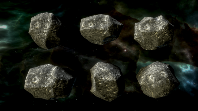 Asteroid 3D-Modell .c4d .max .obj .3ds .fbx .stl .blend 