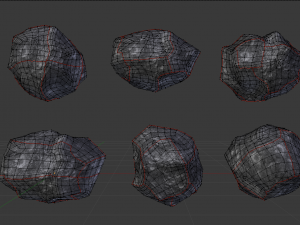 Asteroid 3D-Modell