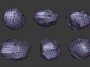Asteroid 3D-Modell