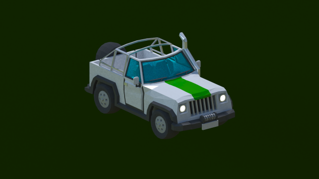 Safari jeep 3Dモデル .c4d .max .obj .3ds .fbx .stl .blend 