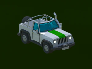 Safari-Jeep 3D Modell
