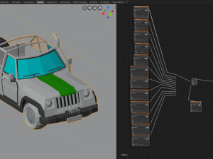 Safari jeep 3Dモデル