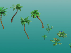 Tropical plants 3Dモデル