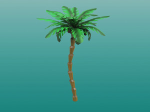 Tropical plants 3D Model