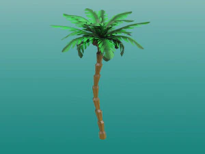Tropical plants 3D Model