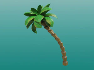Tropical plants 3D Model