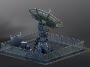 Radio telescope Model 3D