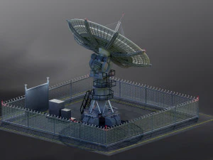 Radio telescope 3D Model