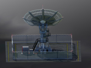 Radio telescope Model 3D