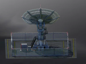 Radio telescope 3D Model