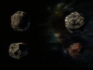 pacchetto di asteroidi Modello 3D