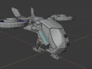 Sci-fi dron 3D Model