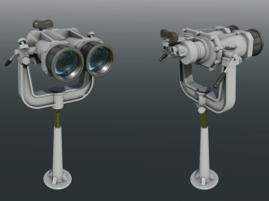 Ships binoculars Model 3D