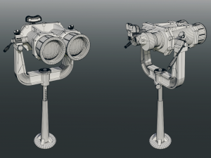 Ships binoculars Model 3D