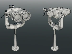 Ships binoculars 3D Model